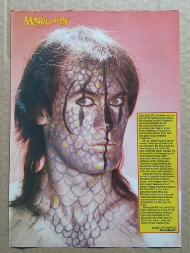 Fish 1984 full page kerrang - ,