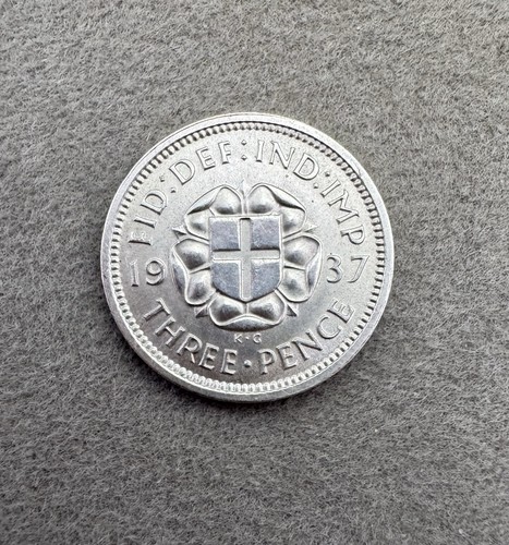 1937 three pence king - three, george