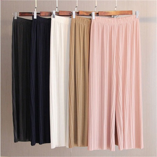 Trousers ladies culottes wide - trousers,