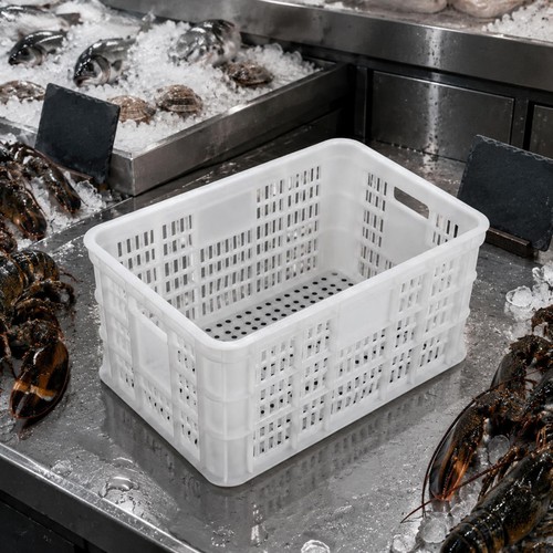 Ventilated plastic crate - plastic,