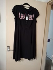 Hell Bunny ' Not Into You' Knee Dress- Size XL