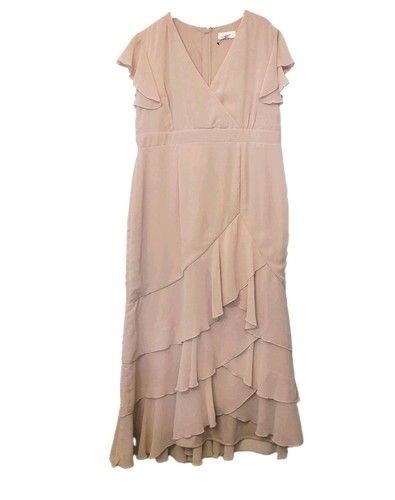 Coast blush pink ruffle - , hem