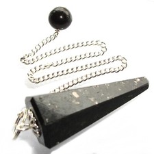 Nuummite point dowsing - nuummite,