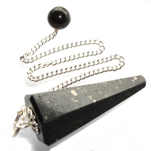 Nuummite point dowsing - nuummite,