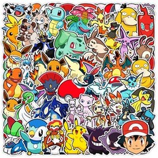 Pokemon Pikachu 50 Stickers
