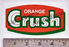 Vintage Orange Crush sticker