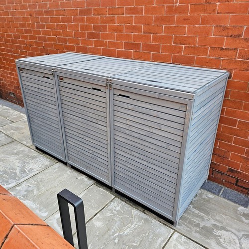 Large grey wooden - wooden, outdoor