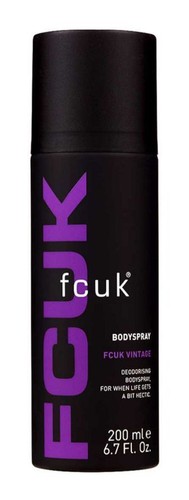 Fcuk vintage body spray 200ml - vintage,
