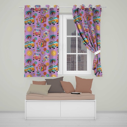 Blackout eyelet curtains - eyelet,