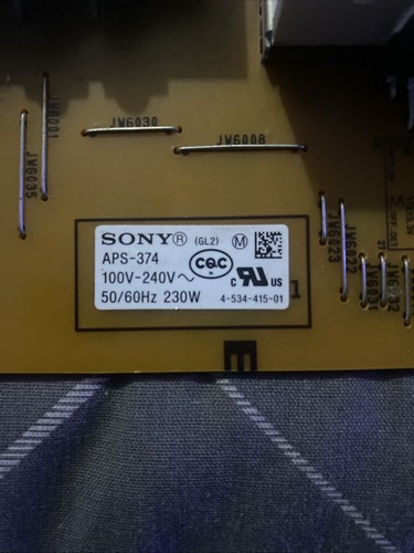 Sony power supply aps - tv, aps-374