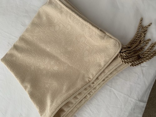 Large cushion cover cream and - large,