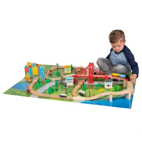 Squirrel play wooden - train, set