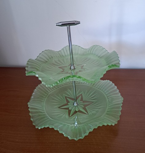 Sowerby art deco green glass - sowerby,