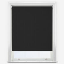 NewEdgeBlinds Easy Fit Fabric Blackout Thermal Window Roller Blinds (165cm Drop)