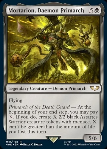 Mortarion daemon primarch - 1x,