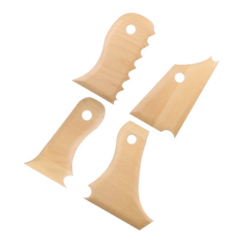 4pcs pottery ribs trimming - 4pcs,