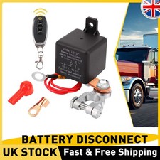12V 200A Wireless Dual Remote Car Battery Disconnect Relay Master Cut-off Switch