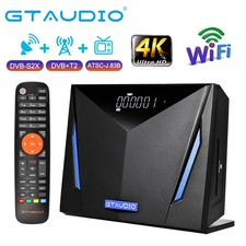 4K UHD Satellite DVB-T2 TV Box Digital FTA Receiver SCART HDMI USB Record Player