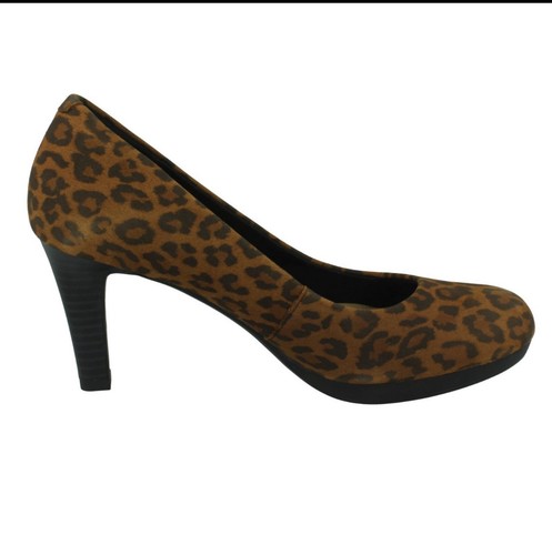 Ladies clarks leopard print - leopard,
