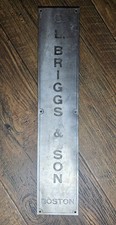 BOSTON SIGN ANTIQUE OLIVER L