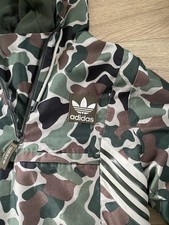Adidas Mens Jacket Large Green Camo 