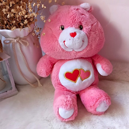 Care bears pink plush teddy - bears,