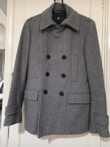 Grey men wool blend - h&m,