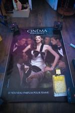 YSL 💋 CINEMA B French Bus Vintage Advertising Fashion Poster Original 1990's