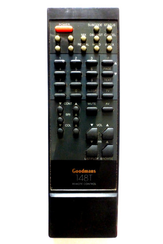 Goodmans crt remote - goodmans,