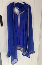 Indian Sari/Saree Indigo Short