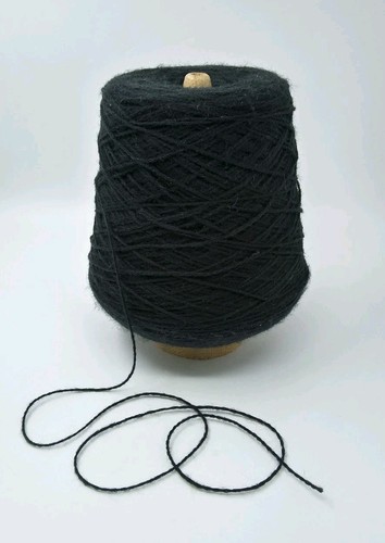 Ply black yarn - ply, cone,