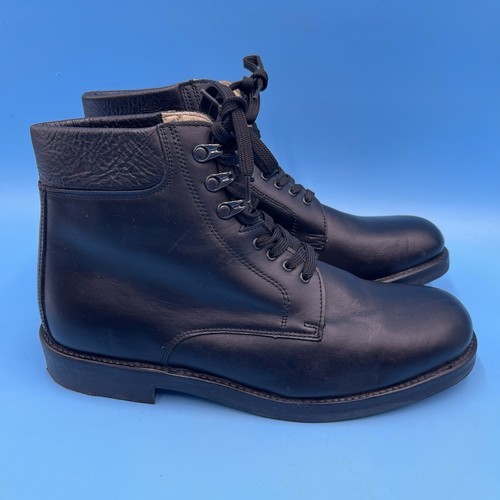 Defensie men black leather - black,