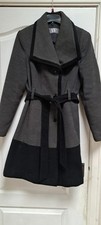 Bhs Ladies Black & Grey Coat