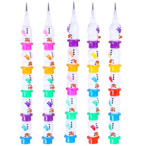 5pcs plastic pencils cartoon - 5pcs,