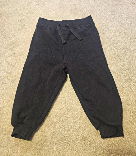 Boys black cotton fleece - cotton,