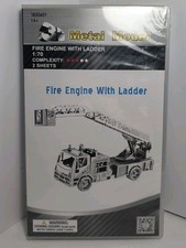3D Metal Model Kit Fire Engine