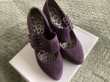 Shellys Purple Suede Shoes