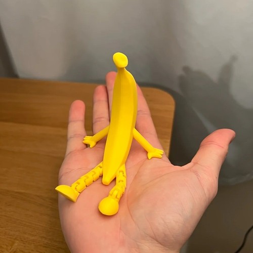 Unique banana ornament - ornament, 3d