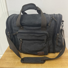Fresion Duffle Bag Grey Canvas