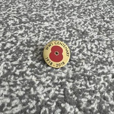 Genuine WW1 CENTENARY 1918-2018  Remembrance Pin Badge