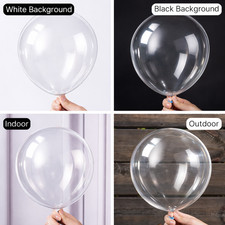 100X BALLOON LATEX CLEAR BALON