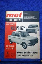 Mot 10/63 VW 1500 S NSU Prinz