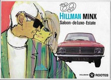 1969 Hillman Minx saloon, de luxe & estate car brochure