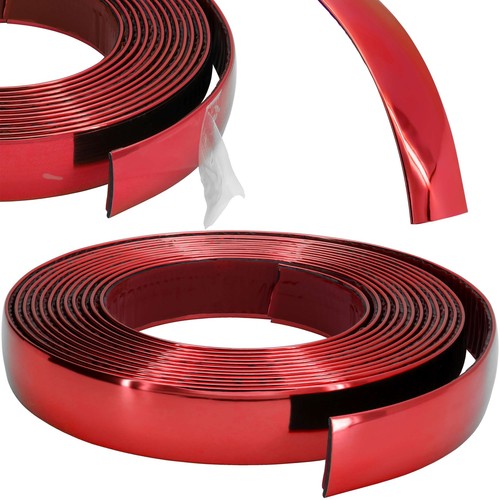 Trim 16mm red metallic - 16mm,