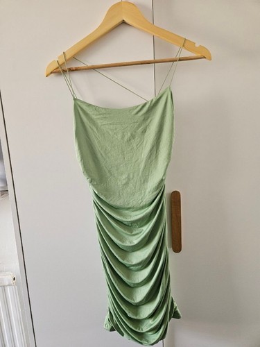 Polly sage green ruched - polly,