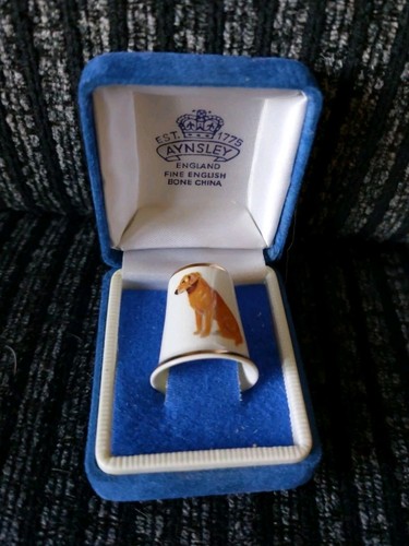 Aynsley china thimble - aynsley,