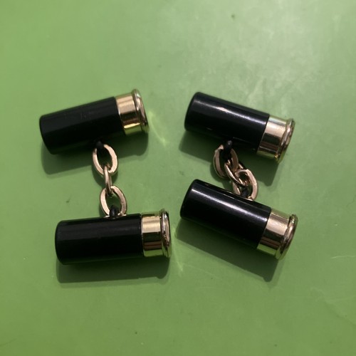 Shotgun shell cufflinks