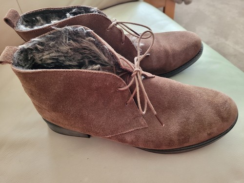 White stuff brown suede - white, ankle