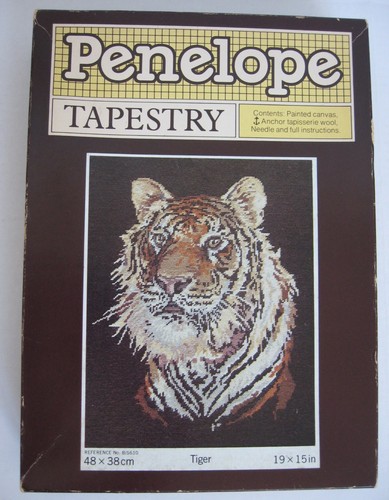 Penelope tiger tapestry kit - "tiger",