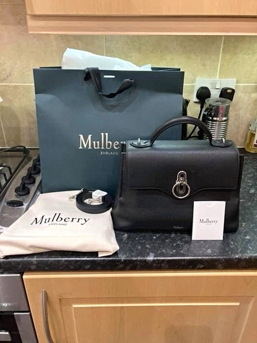 Mulberry black pebbled leather - mulberry,